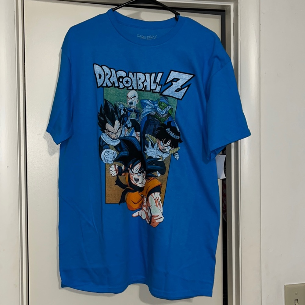 Dragonball Z tee shirt men large blue